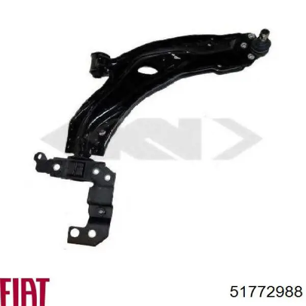 Compre 51772988 Fiat/Alfa/Lancia Braço oscilante inferior direito de suspensão dianteira