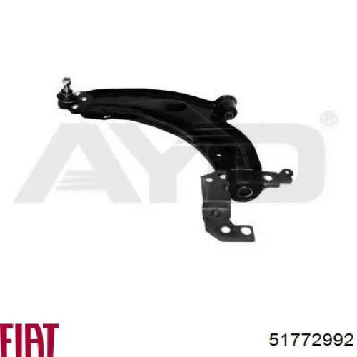 Braço oscilante inferior esquerdo de suspensão dianteira Fiat/Alfa/Lancia 51772992 preço, a partir de 70,28 USD