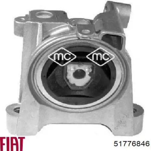 Compre 51776846 Fiat/Alfa/Lancia Coxim (suporte) direito dianteiro de motor