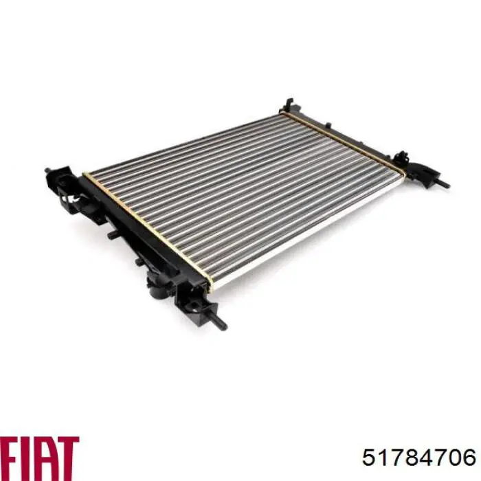 Radiador de esfriamento de motor 51784706 Fiat/Alfa/Lancia
