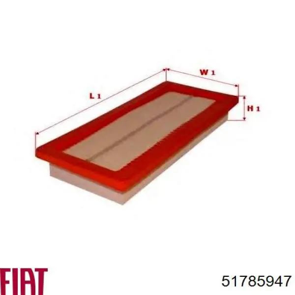 Filtro de ar 51785947 Fiat/Alfa/Lancia