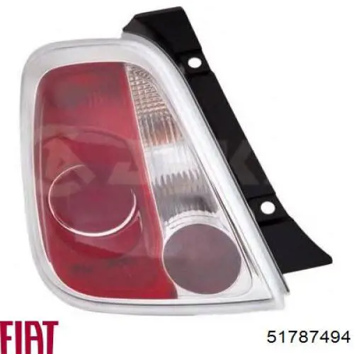Lanterna traseira esquerda Fiat/Alfa/Lancia 51787494 preço, a partir de 65,87 USD
