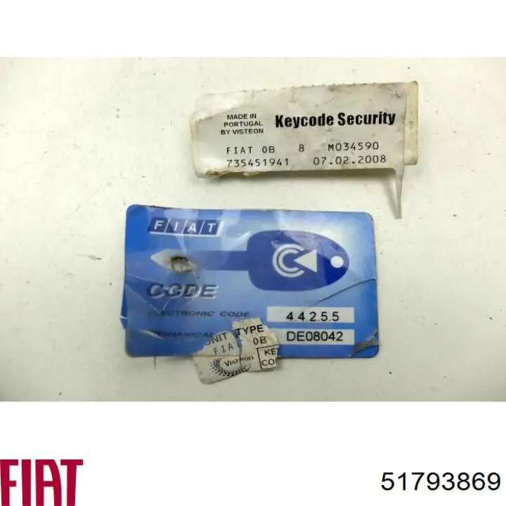 Fecho de ignição Fiat/Alfa/Lancia 51793869 preço, a partir de 46,35 USD