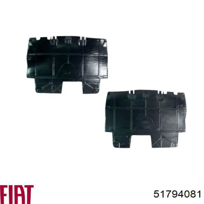 Proteção de motor, de panela (da seção de motor) Fiat/Alfa/Lancia 51794081 preço, a partir de 60,52 USD