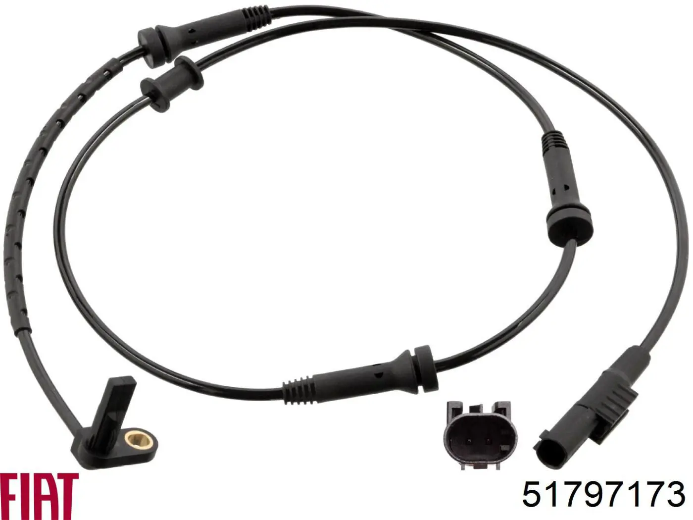 Compre 51797173 Fiat/Alfa/Lancia Sensor dianteiro de ABS