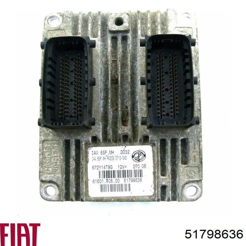 Módulo de direção (Centralina eletrônica) de motor Fiat/Alfa/Lancia 51798636 preço, a partir de 2000,66 USD