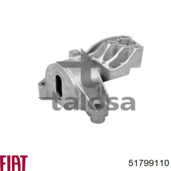Coxim (suporte) direito de motor Fiat/Alfa/Lancia 51799110