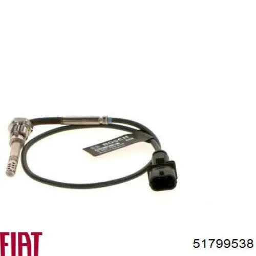 TS30006 Delphi Sensor de temperatura dos gases de escape (GE), no catalisador