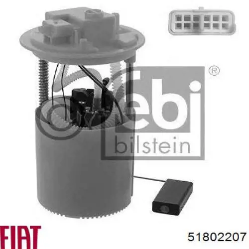 Compre 51802207 Fiat/Alfa/Lancia Módulo de bomba de combustível com sensor do nível de combustível