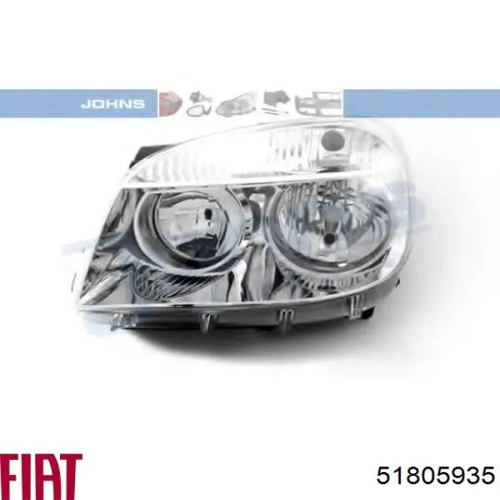 Luz esquerda Fiat/Alfa/Lancia 51805935 preço, a partir de 69,81 USD