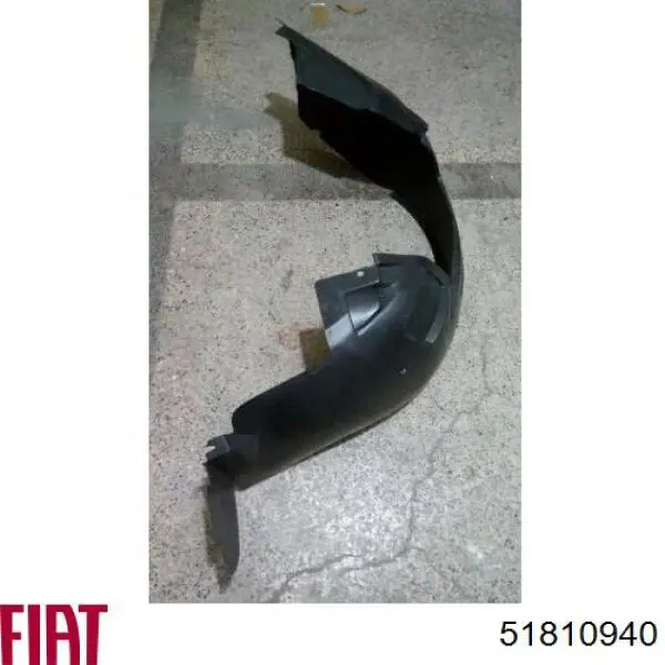 51891107 Fiat/Alfa/Lancia Guarda-barras esquerdo do pára-lama dianteiro