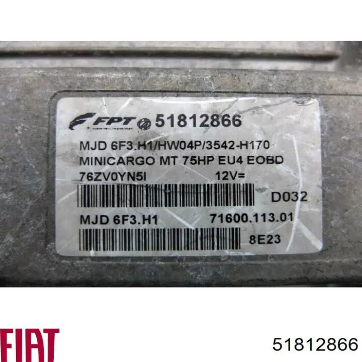 Módulo de direção (Centralina eletrônica) de motor Fiat/Alfa/Lancia 51812866 preço, a partir de 213,54 USD