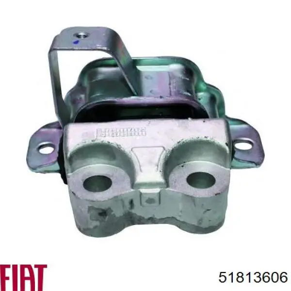51813606 Fiat/Alfa/Lancia Coxim (suporte) esquerdo traseiro de motor