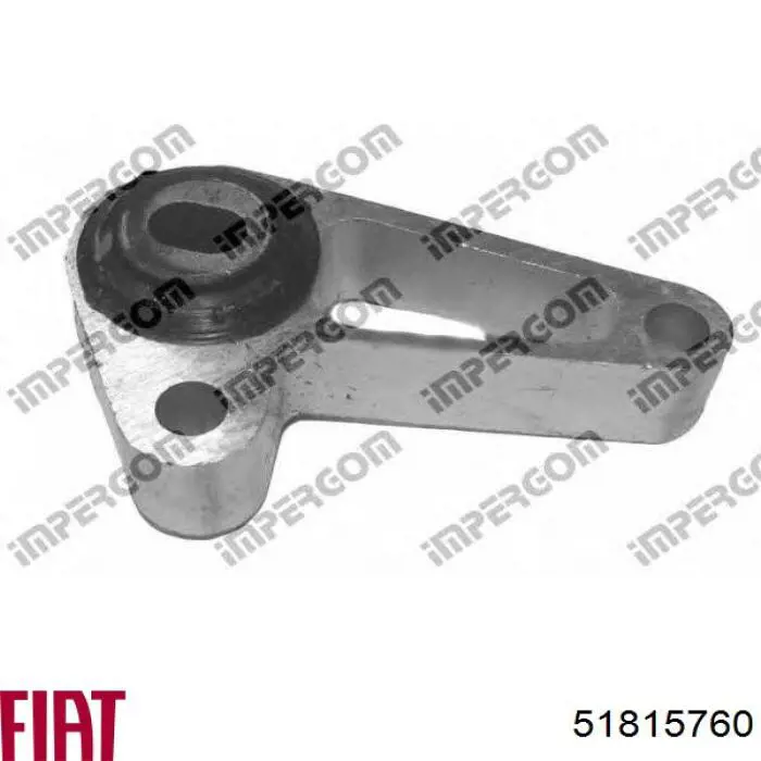 Consola de coxim (apoio) traseira de motor 51815760 Fiat/Alfa/Lancia