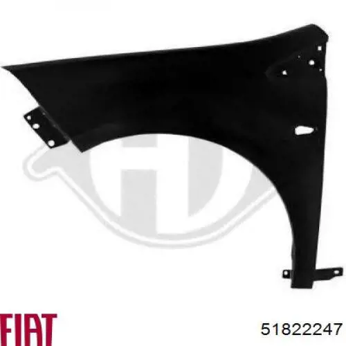 Pára-lama dianteiro direito Fiat/Alfa/Lancia 51822247 preço, a partir de 97,91 USD