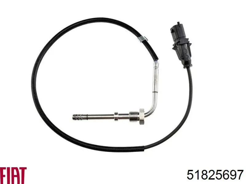 Sensor de temperatura dos gases de escape (GE), depois de filtro de partículas diesel Fiat/Alfa/Lancia 51825697 preço, a partir de 72,21 USD