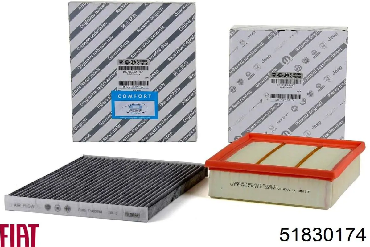Compre 51830174 Fiat/Alfa/Lancia Filtro de ar