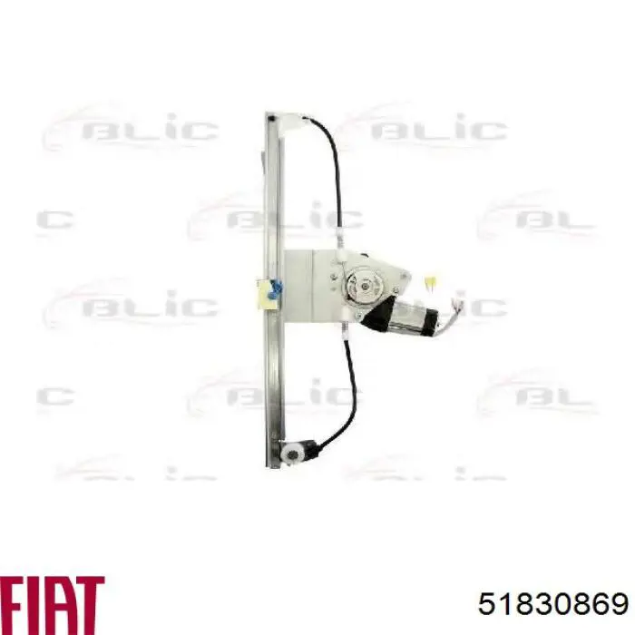 Mecanismo de acionamento de vidro da porta dianteira direita Fiat/Alfa/Lancia 51830869 preço, a partir de 80,87 USD