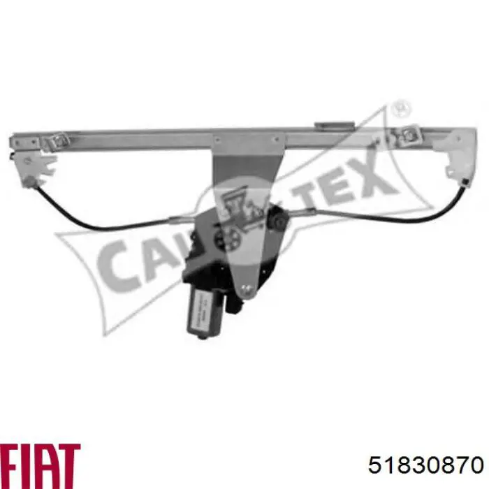 Compre 51830870 Fiat/Alfa/Lancia Mecanismo de acionamento de vidro da porta dianteira esquerda