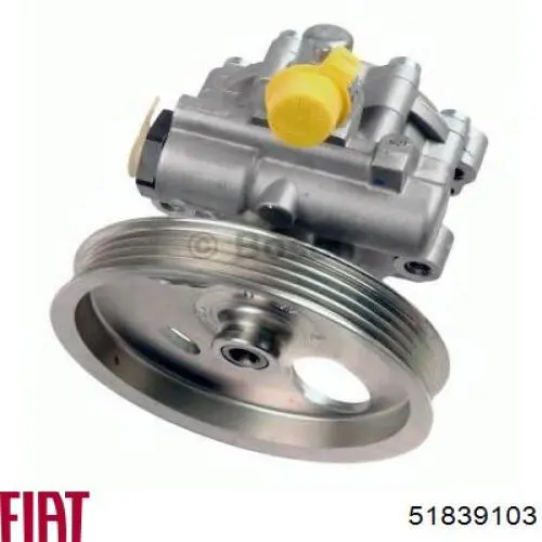 Bomba da Direção hidrâulica assistida 51839103 Fiat/Alfa/Lancia