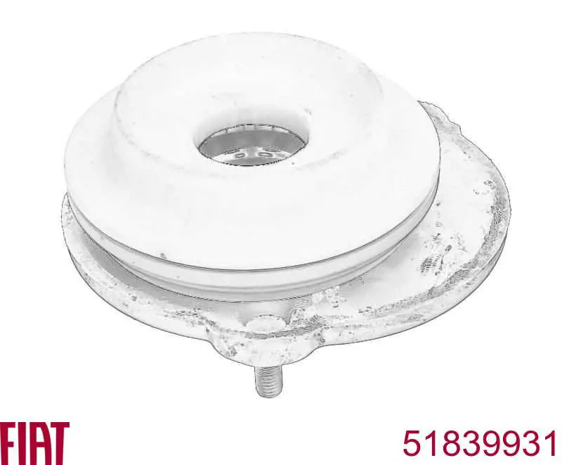 51839931 Fiat/Alfa/Lancia Suporte de amortecedor dianteiro direito