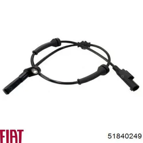 Compre 51840249 Fiat/Alfa/Lancia Sensor ABS traseiro