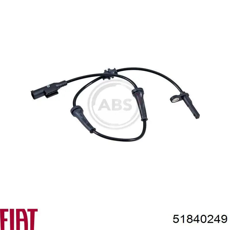 Compre 51840249 Fiat/Alfa/Lancia Sensor ABS traseiro