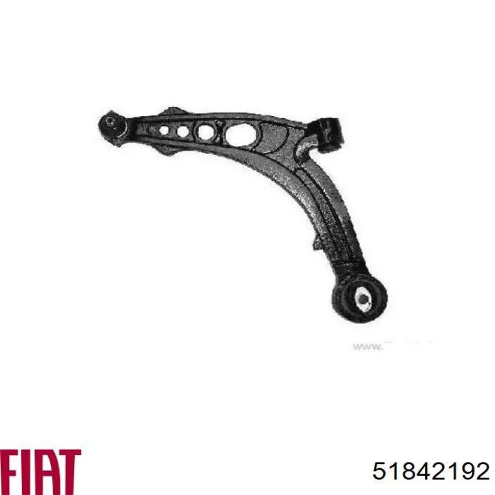 Compre 51842192 Fiat/Alfa/Lancia Braço oscilante inferior esquerdo de suspensão dianteira