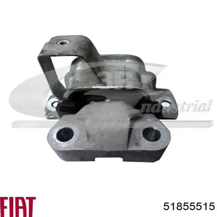Coxim (suporte) esquerdo de motor 51855515 Fiat/Alfa/Lancia