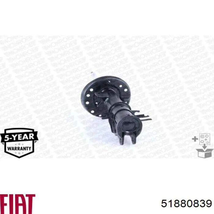 51880839 Fiat/Alfa/Lancia Amortecedor dianteiro esquerdo