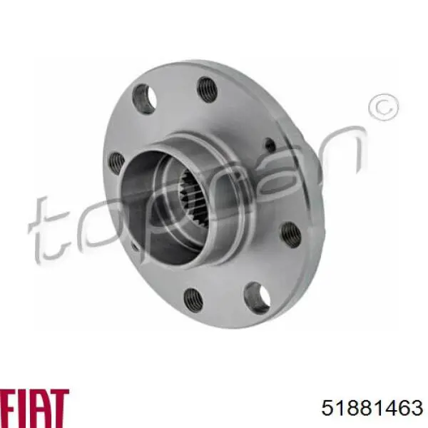 Compre 51881463 Fiat/Alfa/Lancia Cubo dianteiro
