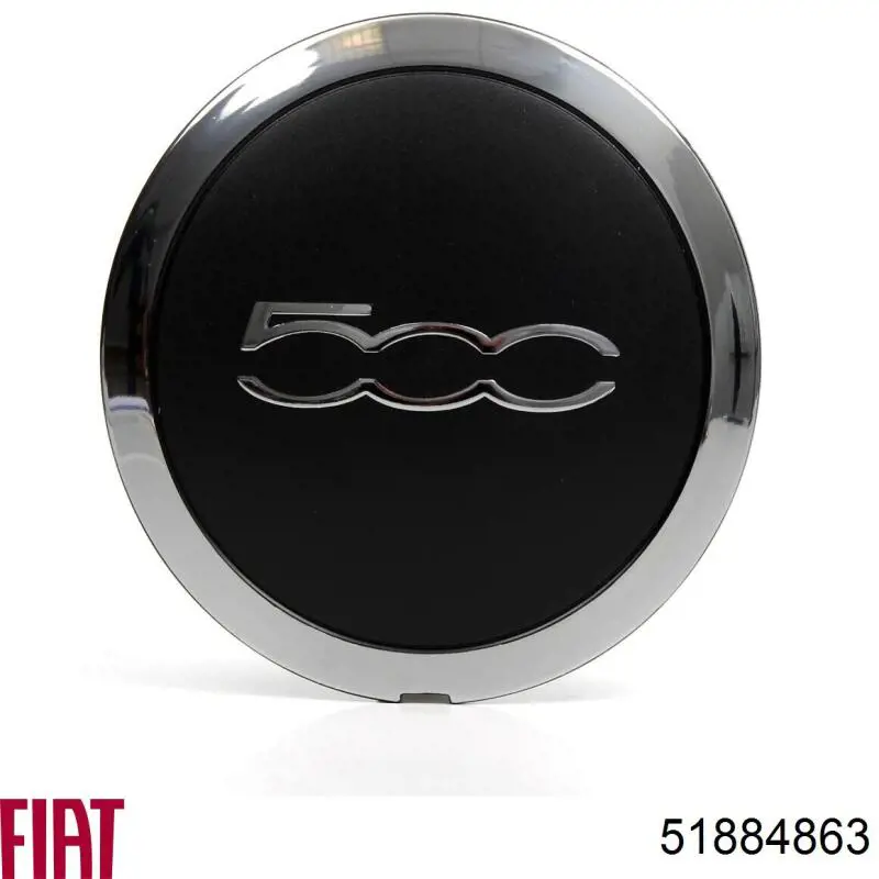 Coberta de disco de roda 51884863 Fiat/Alfa/Lancia