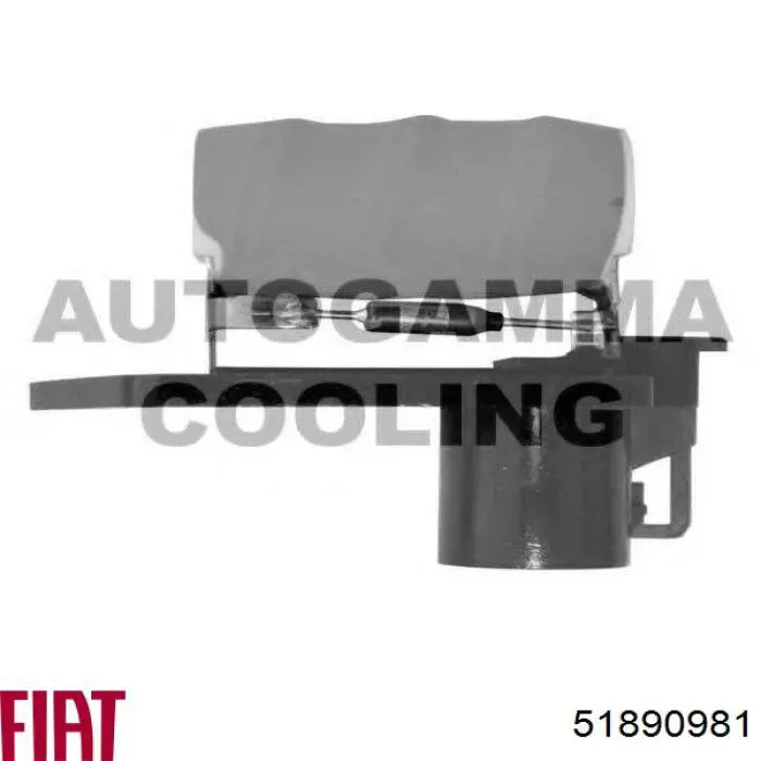 Regulador de revoluções de ventilador de esfriamento (unidade de controlo) Fiat/Alfa/Lancia 51890981 preço, a partir de 22,70 USD