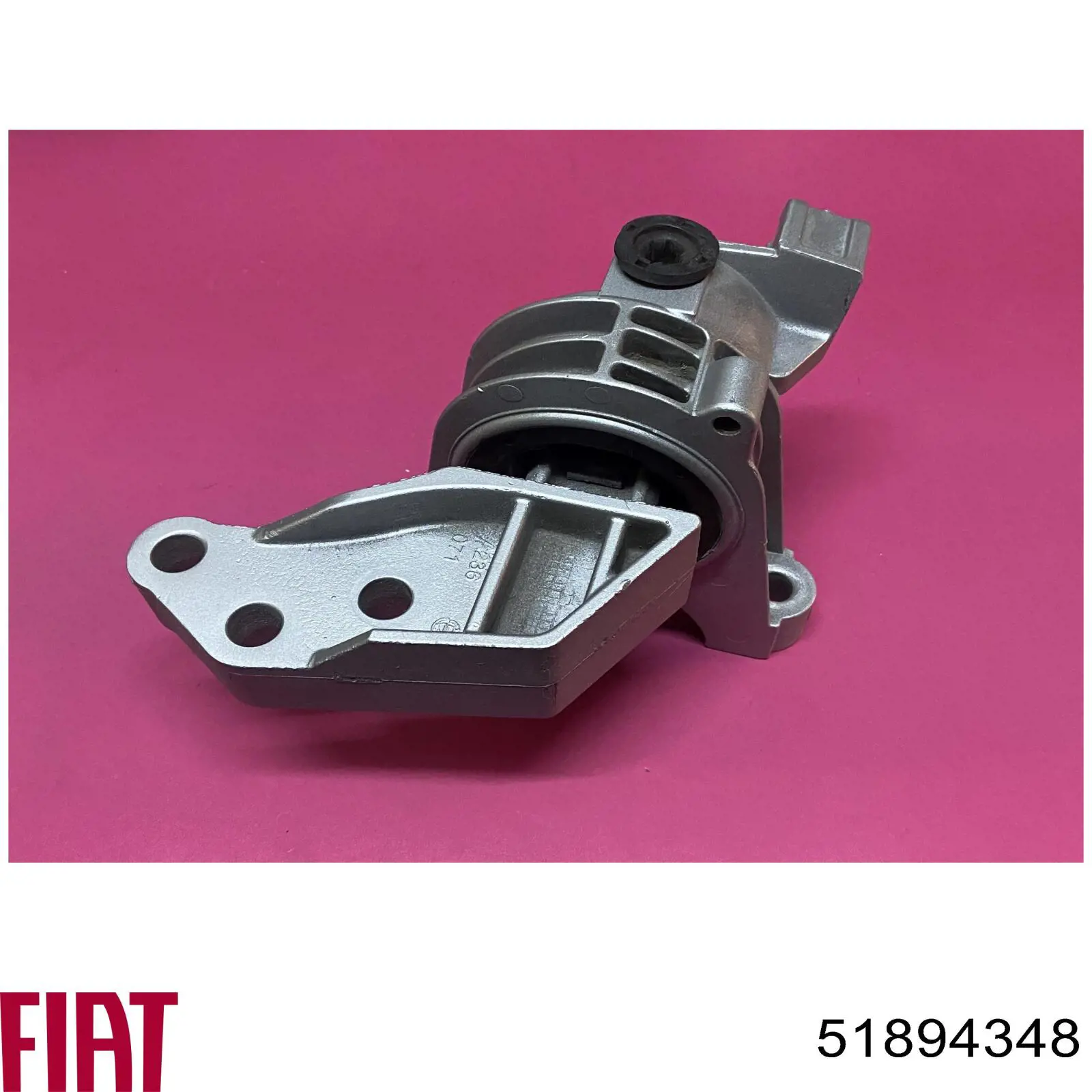 Coxim (suporte) direito de motor Fiat/Alfa/Lancia 51894348
