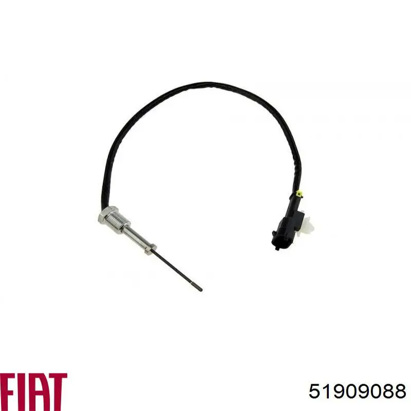 Compre 51909088 Fiat/Alfa/Lancia Sensor de temperatura dos gases de escape (GE), antes de filtro de partículas diesel