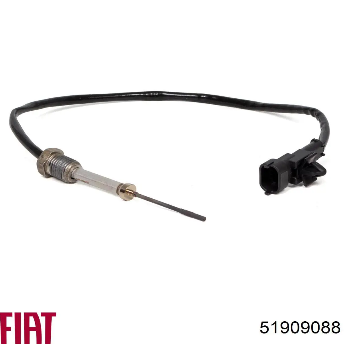 Sensor de temperatura dos gases de escape (GE), antes de filtro de partículas diesel 51909088 Fiat/Alfa/Lancia