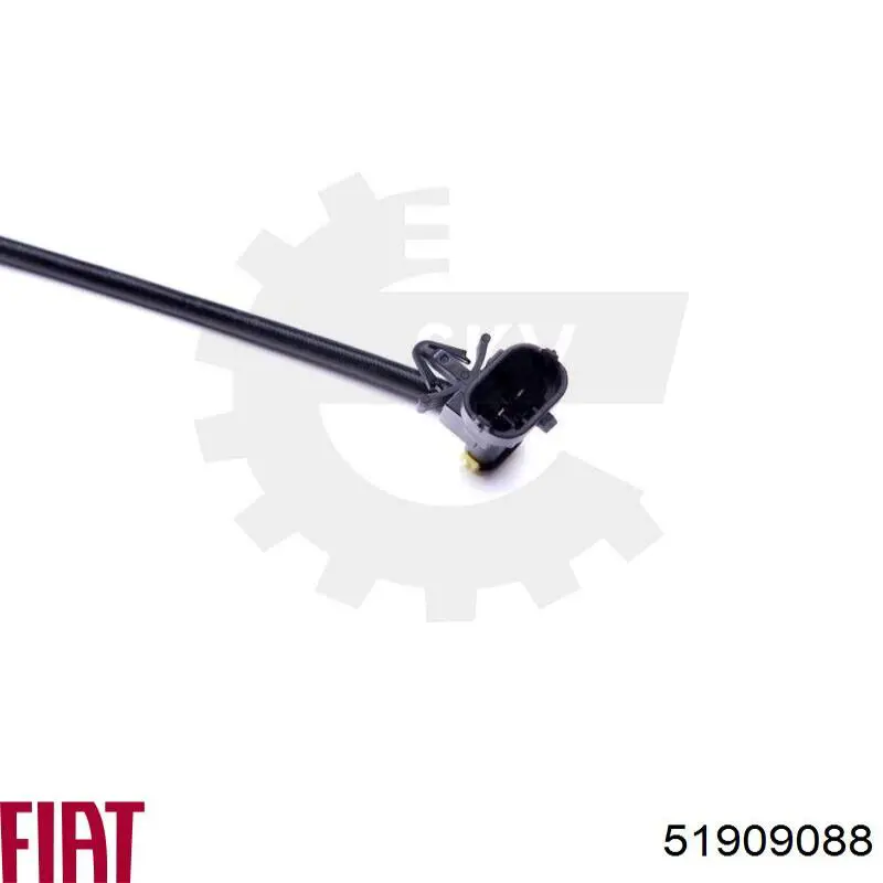 Sensor de temperatura dos gases de escape (GE), antes de filtro de partículas diesel Fiat/Alfa/Lancia 51909088 preço, a partir de 69,93 USD