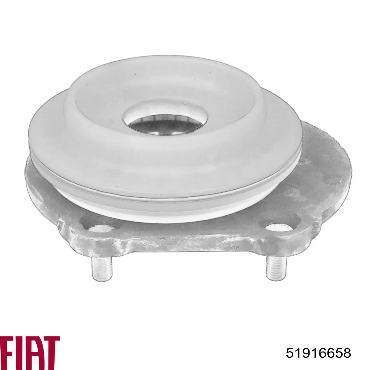 Suporte de amortecedor dianteiro direito 51916658 Fiat/Alfa/Lancia