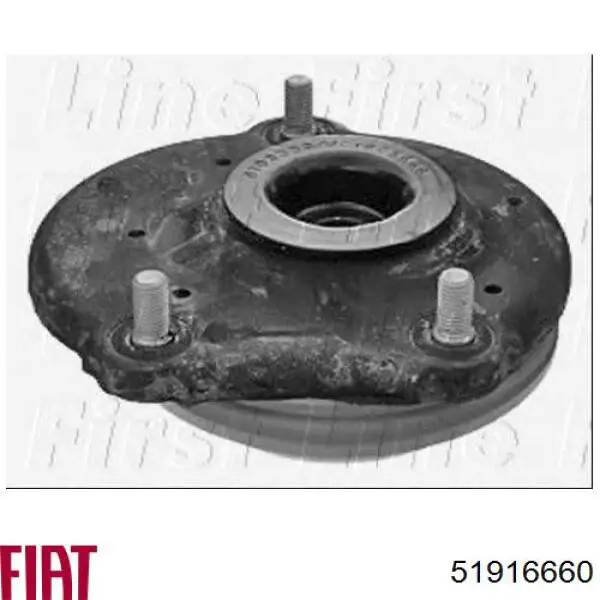 Suporte de amortecedor dianteiro esquerdo Fiat/Alfa/Lancia 51916660