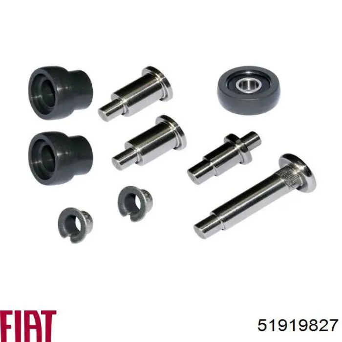 Rolo direito inferior da porta lateral (deslizante) 51919826 Fiat/Alfa/Lancia