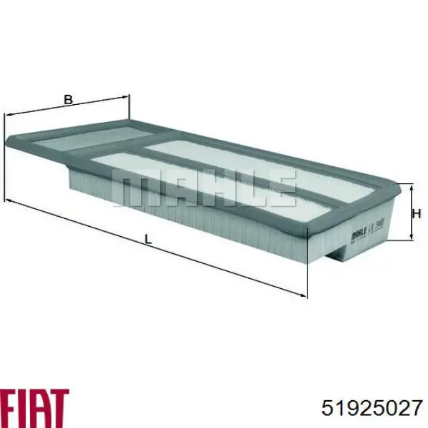 Compre 51925027 Fiat/Alfa/Lancia Filtro de ar
