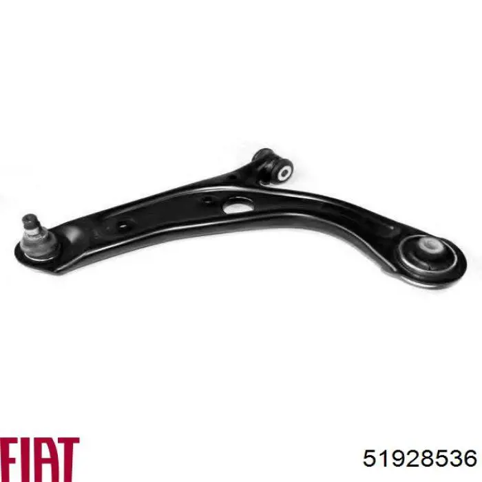 51928536 Fiat/Alfa/Lancia Braço oscilante inferior esquerdo de suspensão dianteira