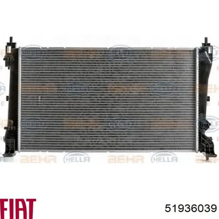 Compre 51936039 Fiat/Alfa/Lancia Radiador de esfriamento de motor