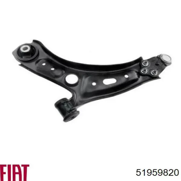 Compre 51959820 Fiat/Alfa/Lancia Braço oscilante inferior direito de suspensão dianteira