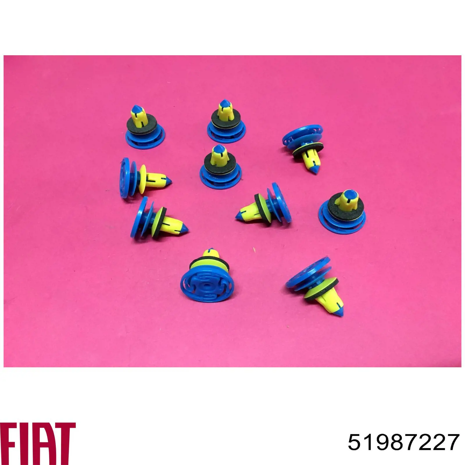 51987227 Fiat/Alfa/Lancia Cápsula (prendedor) de fixação de revestimento da porta