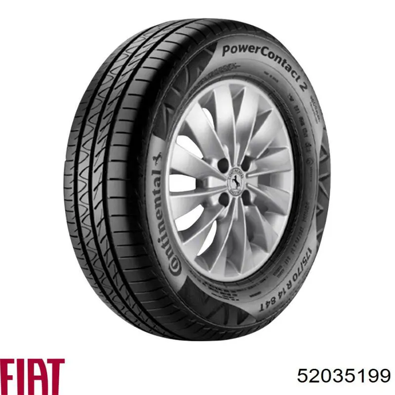 52035199 Fiat/Alfa/Lancia Parafuso de roda