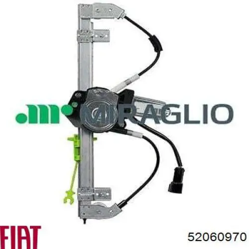 Mecanismo de acionamento de vidro da porta dianteira direita Fiat/Alfa/Lancia 52060970 preço, a partir de 77,75 USD