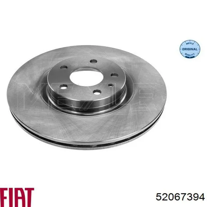 52067394 Fiat/Alfa/Lancia Disco do freio dianteiro