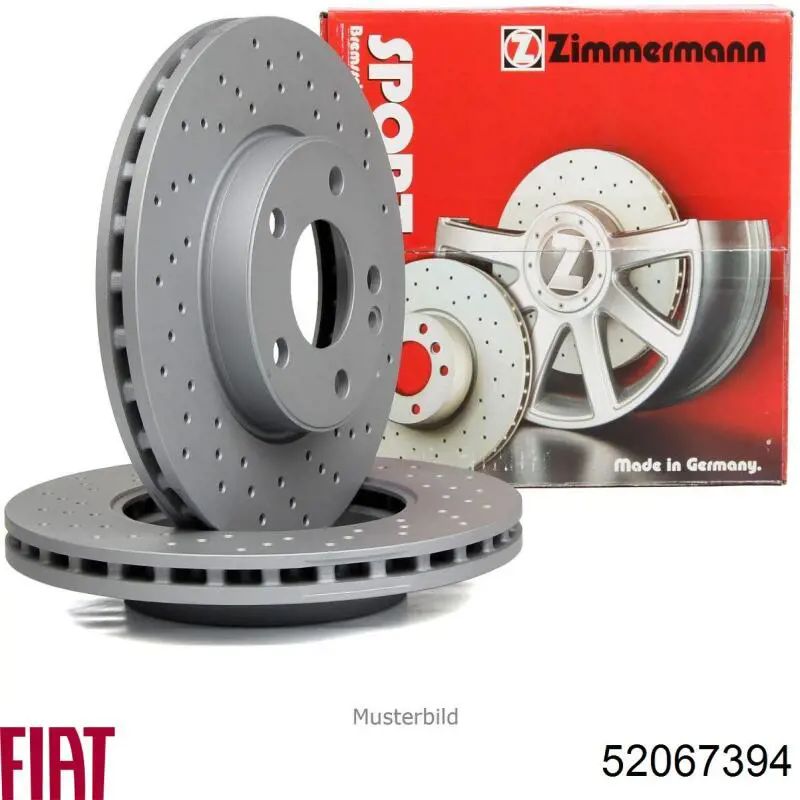 Disco do freio dianteiro Fiat/Alfa/Lancia 52067394 preço, a partir de 61,74 USD