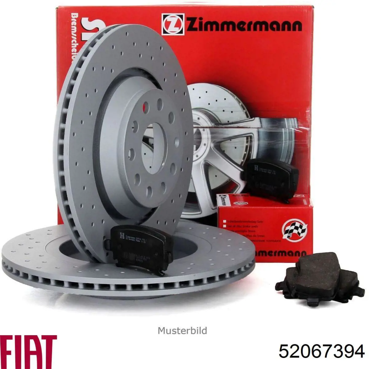 Compre 52067394 Fiat/Alfa/Lancia Disco do freio dianteiro